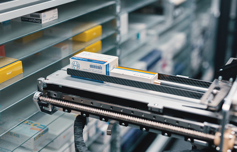 BD Rowa Vmax is the automated dispensing robot for the pharmacy.