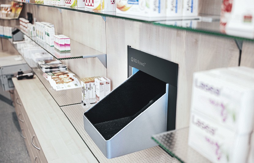 BD Rowa Smart is the automated dispensing robot for the pharmacy.