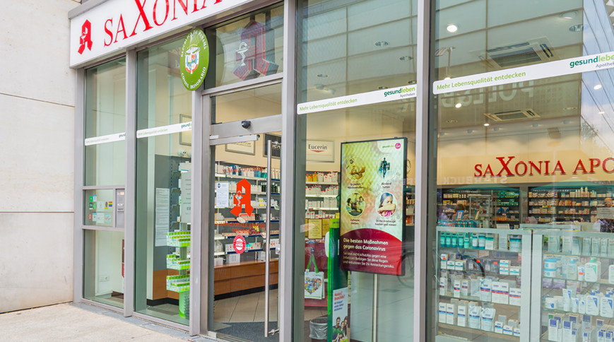 BD Rowa in the SaXonia Pharmacy, Dresden