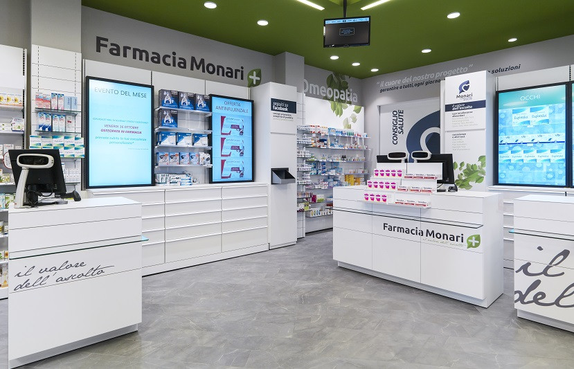 BD Rowa nella Farmacia Monari, Torino