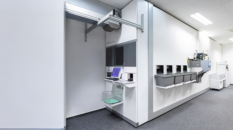 BD Rowa™ Label Printer ermöglicht die Automatisierung der patientenindividuellen Etikettierung.