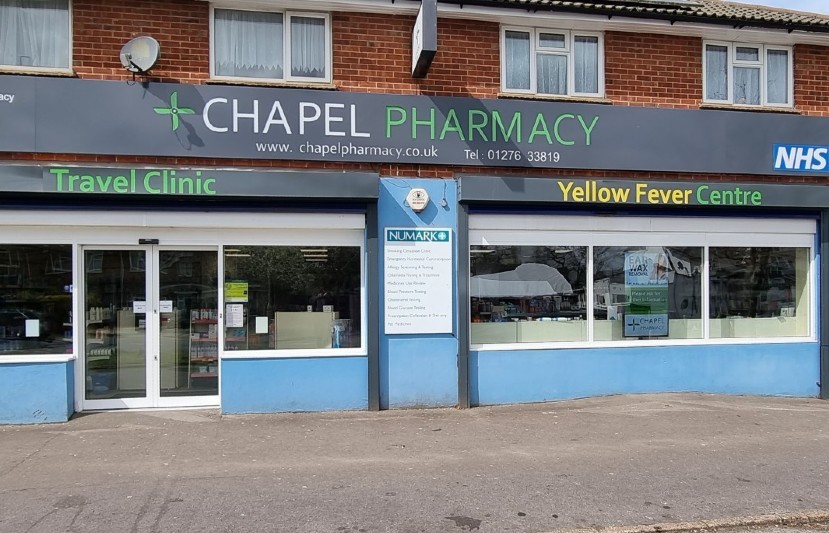 BD Rowa in the Chapel Pharmacy, UK