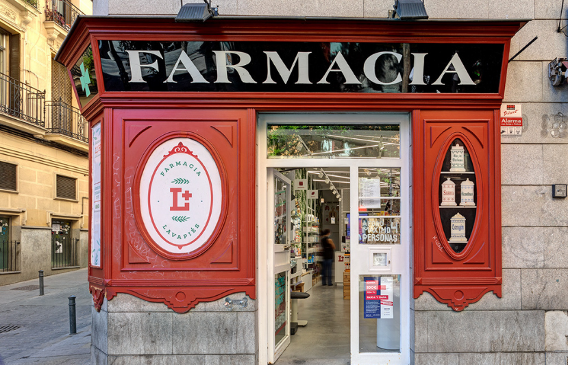 Farmacia Lavapiés, Madrid - Escaparate